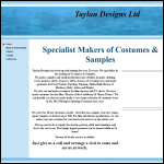 Screen shot of the Taylan Designs Ltd website.