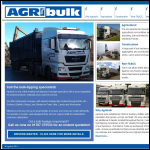 Screen shot of the Agribulk Ltd website.