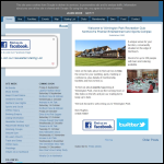 Screen shot of the Winnington Park Recreation Club Ltd website.