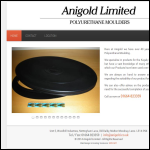 Screen shot of the Anigold Ltd website.