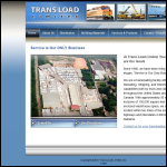 Screen shot of the Trans Load Ltd website.