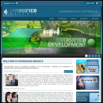 Screen shot of the Diversified Properties (Europe) Ltd website.