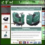 Screen shot of the Cotswold Floor Machines Ltd website.