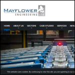 Screen shot of the Mayflower Engineering Ltd website.