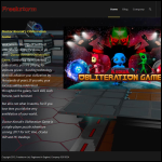 Screen shot of the Freekstorm Ltd website.