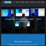 Screen shot of the The Rite Solution Ltd website.