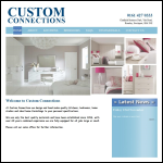 Screen shot of the Custom Connections Ltd website.