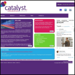 Screen shot of the Catalyst Communications International Ltd website.