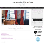 Screen shot of the Ampersand Design Ltd website.
