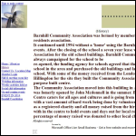 Screen shot of the Barnhill Community Association website.