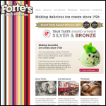 Screen shot of the Forte's (Llandudno) Ltd website.