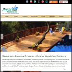 Screen shot of the Preserva Ltd website.