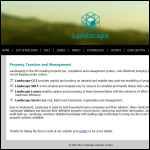 Screen shot of the Software Landscape Ltd website.