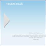 Screen shot of the Megs Ltd website.