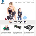 Screen shot of the Meno Electronics Ltd website.