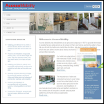 Screen shot of the Access Mobility Ltd website.