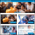 Screen shot of the Koch Media Ltd website.