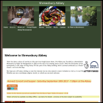 Screen shot of the The Shrewsbury Abbey Connexion Ltd website.