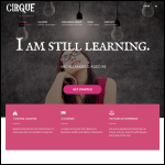 Screen shot of the Cirque Ltd website.