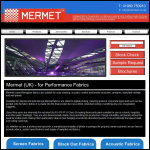 Screen shot of the Mermet UK website.