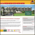Screen shot of the Pyramid Homes Ltd website.
