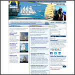 Screen shot of the Tall Ships 2000 Ltd website.