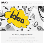 Screen shot of the Bray Design Upholstery Ltd website.