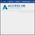 Screen shot of the Access Management Consultants Ltd website.