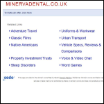 Screen shot of the Henry Schein Minerva Dental Ltd website.