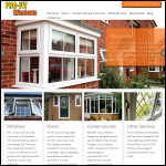 Screen shot of the Pro-fit Windows Ltd website.