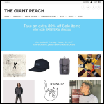 Screen shot of the Peach (Giant) Ltd website.
