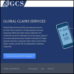 Screen shot of the Global Claims Services Ltd website.
