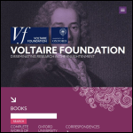 Screen shot of the Voltaire Foundation Ltd website.