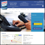 Screen shot of the Great Coates Motors Ltd website.