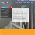Screen shot of the Softlynk Ltd website.