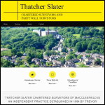Screen shot of the Thatcher Slater Associates Ltd website.