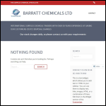 Screen shot of the Barratt Chemicals Ltd website.