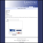 Screen shot of the Landyke Ltd website.