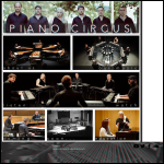 Screen shot of the Piano Circus website.