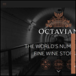 Screen shot of the Octavian Press Ltd website.