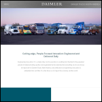 Screen shot of the Daimler Ltd website.