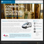 Screen shot of the Burnham Services Ltd website.