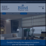 Screen shot of the Blind Vision Ltd website.