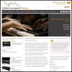 Screen shot of the Little & Lampert Pianos website.
