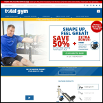 Screen shot of the Pc Gym Ltd website.