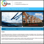 Screen shot of the Ryton Consultancy Ltd website.