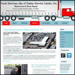 Screen shot of the Body & Trailer Services Ltd website.