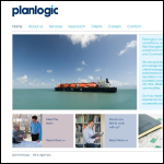 Screen shot of the Planlogic Ltd website.