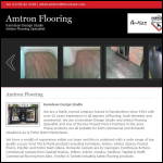 Screen shot of the Amtron (Flooring Contractors) Ltd website.