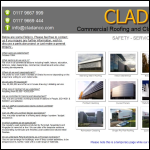 Screen shot of the Cladanco Ltd website.
